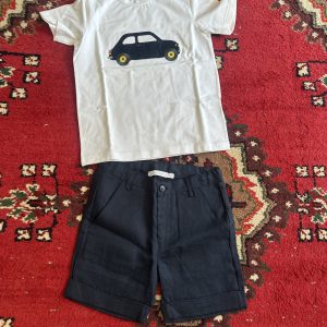 completo bimbo sartoriale in lino